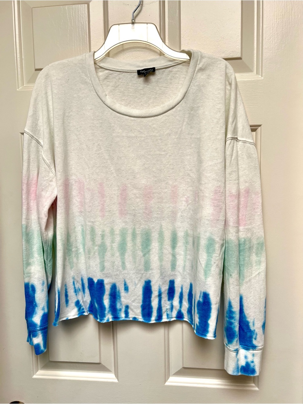 Splendid long sleeve tie dye top